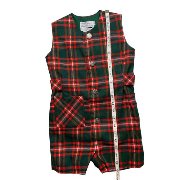 Florence Eiseman Designed for Marshall Field & Company Plaid Shortall Size‎ 5 - Picture 6 of 6